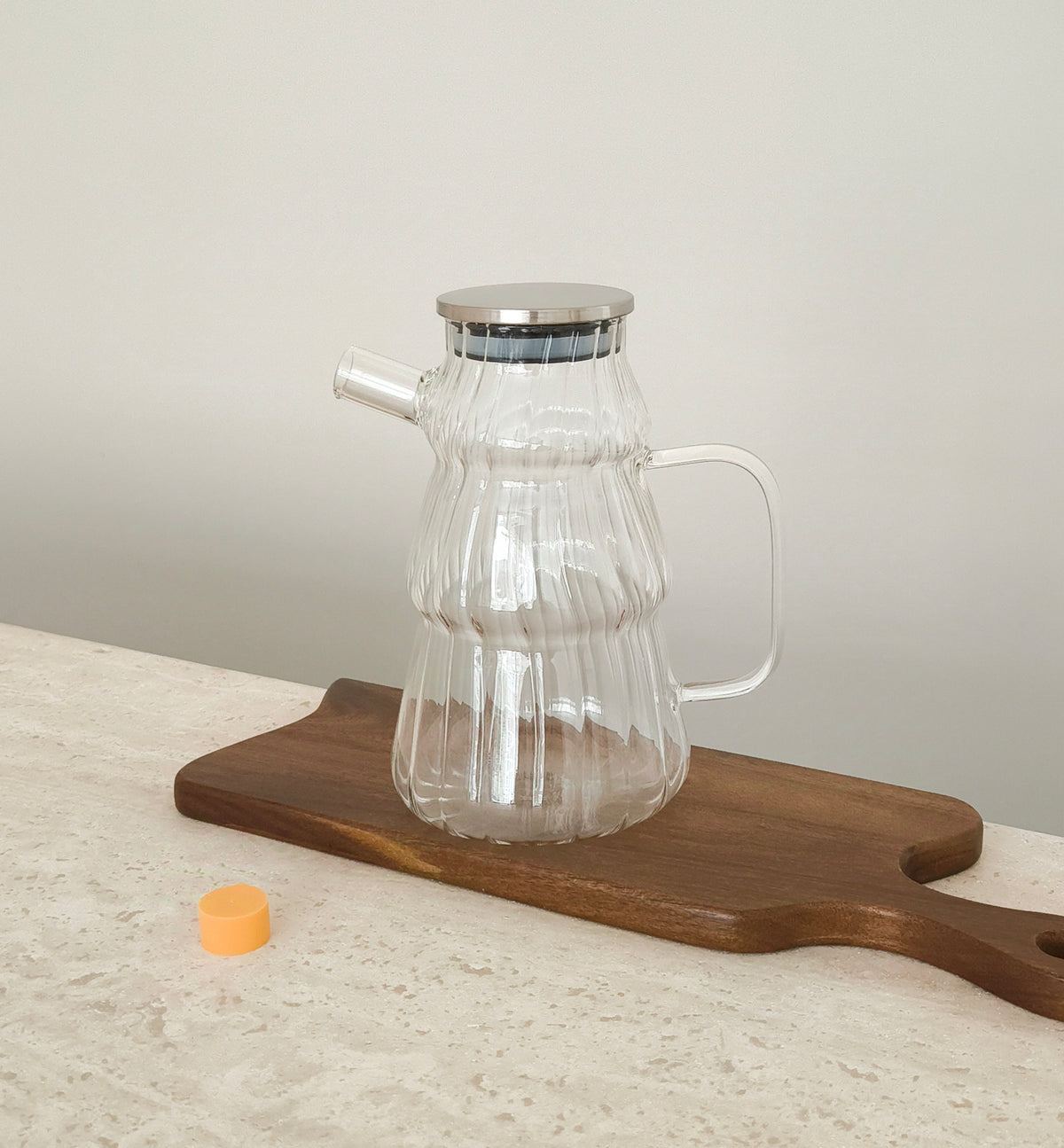 Borosilicaat stripe oliefles V4 | 800 ml