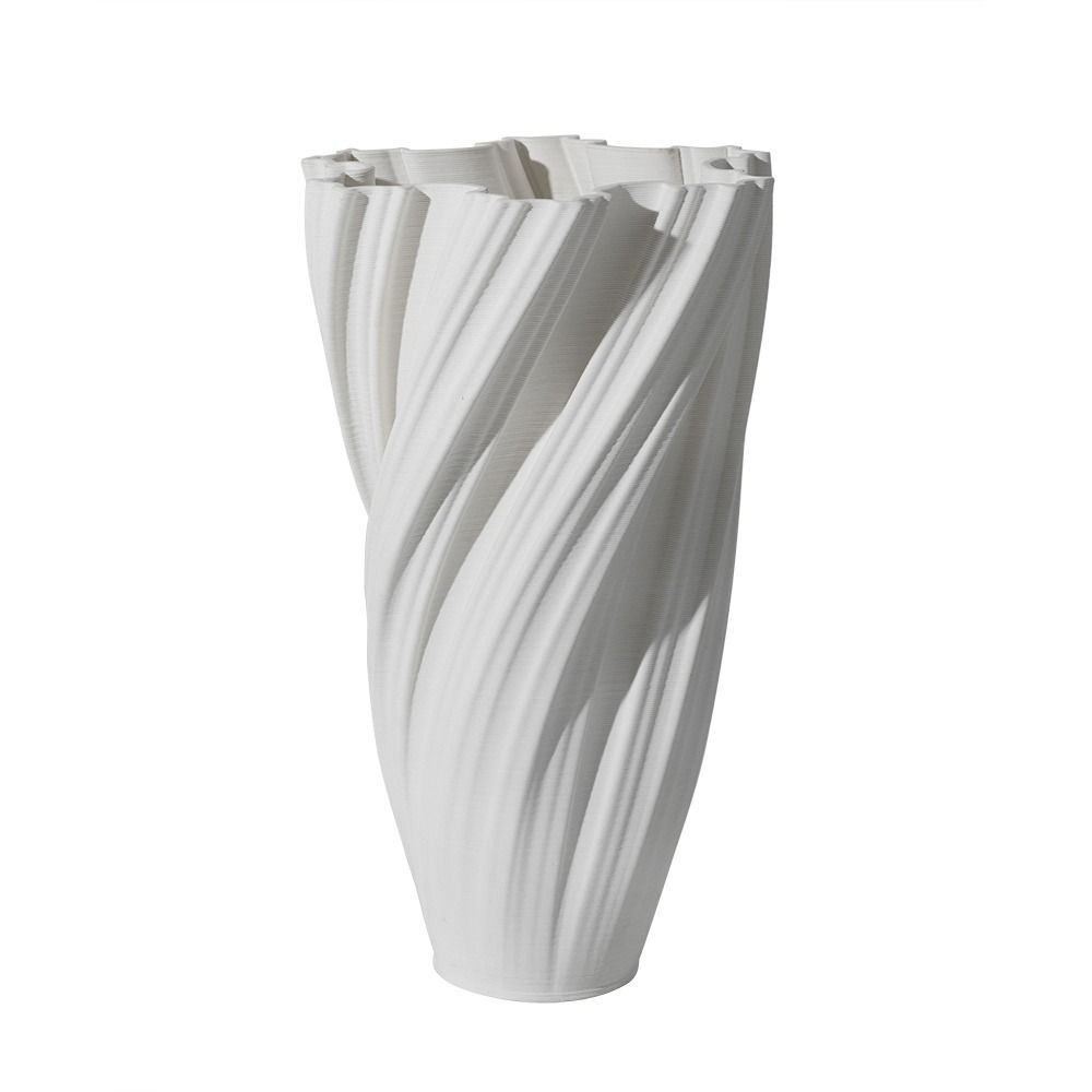 Fugurato Donna Vaas Ø20,5x34,5cm | Wit Keramiek