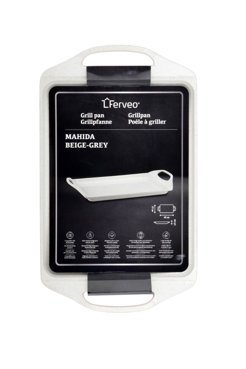 Ferveo Mahida Bakplaat – Anti-aanbak Aluminium met Handgrepen