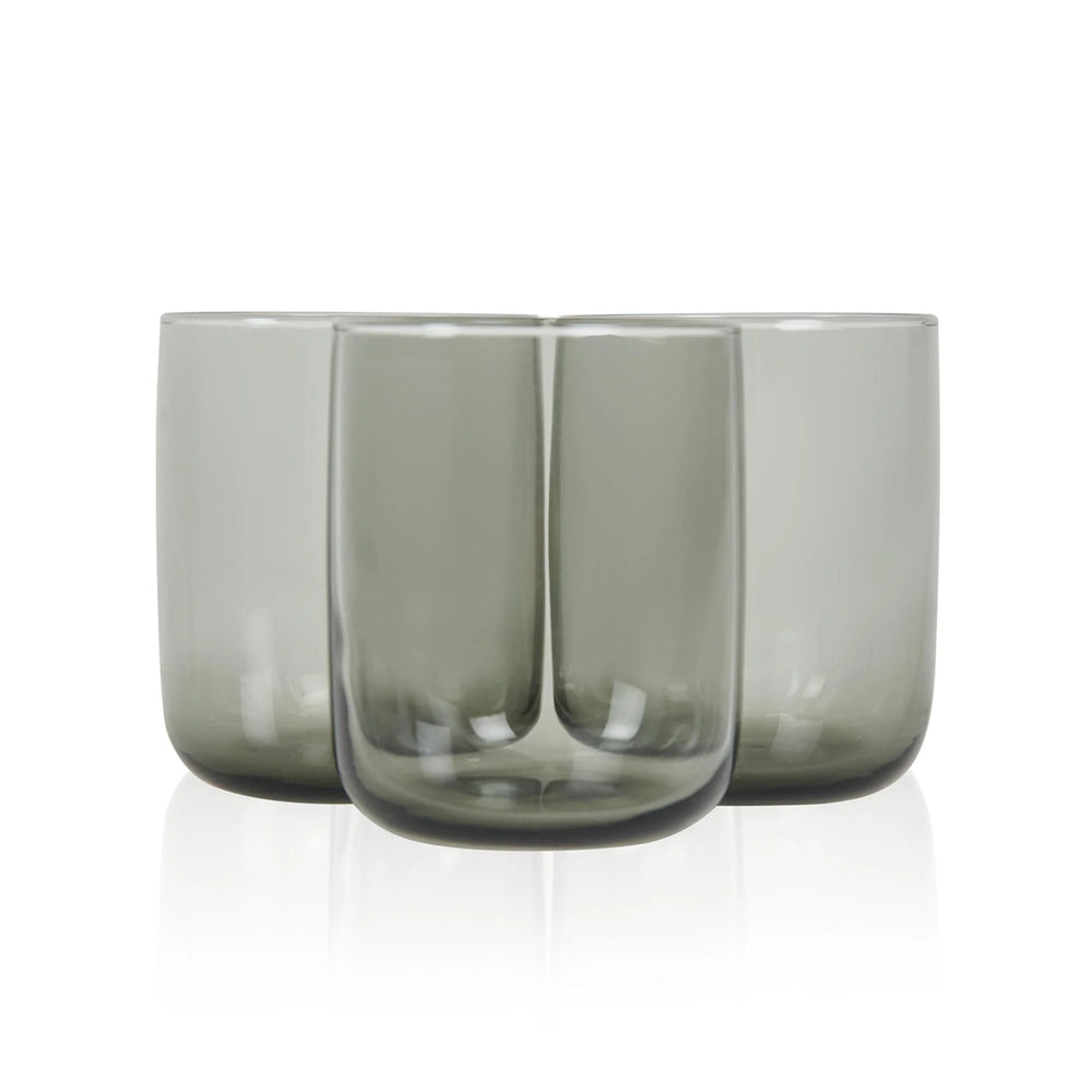 Pasabahce Iconic drinkglazen | zwart | 3 stuks | 280 ml