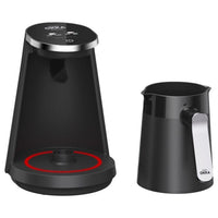 Arzum OKKA Minio Jet – Turkse koffiemachine | Nieuw design | Zwart-zilver