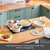 Karaca Swiss Crystal Valenti Ceramica 7-delige pannenset | beige
