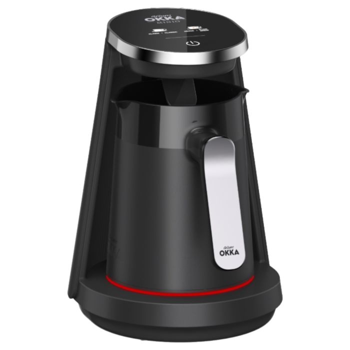 Arzum OKKA Minio Jet – Turkse koffiemachine | Nieuw design | Zwart-zilver