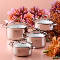 Jumbo Flame 5-Ply 8-delige premium pannenset