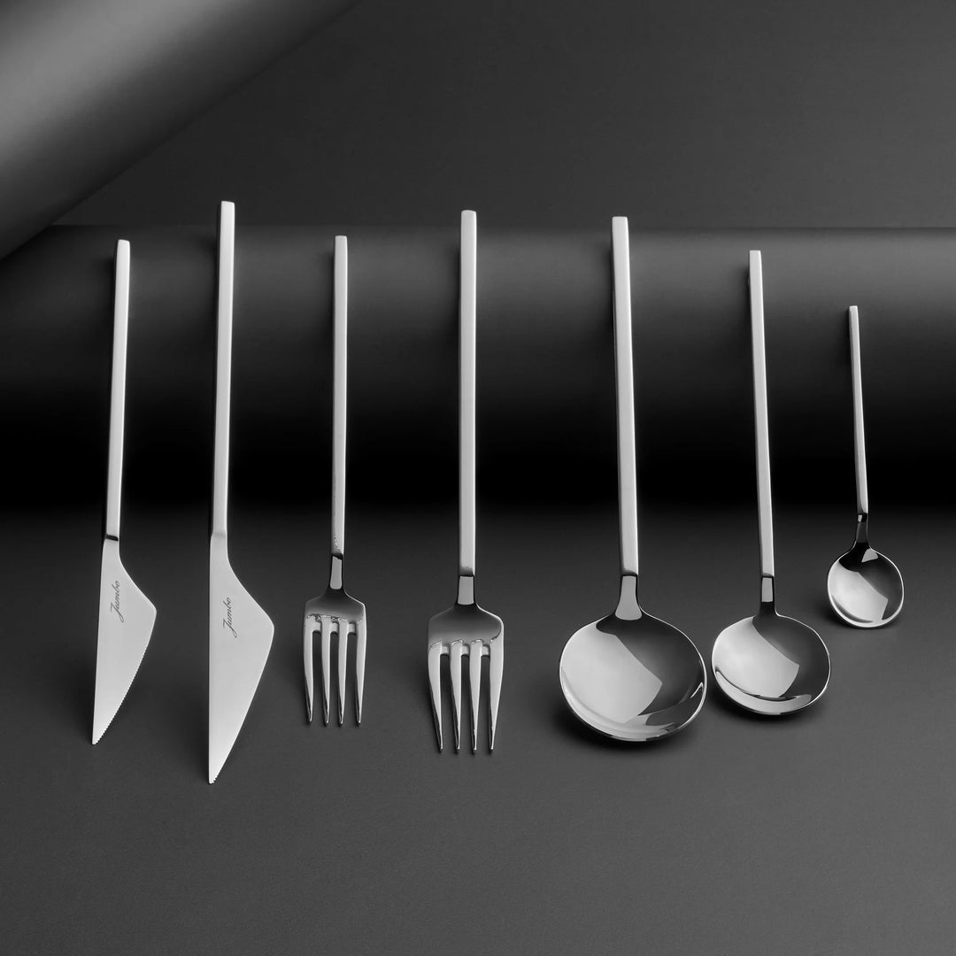 Jumbo 9100 84-delige bestekset – 12 Persoons – Premium RVS