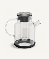 Glazen theepot met filter 1, – Borosilicaat glas –