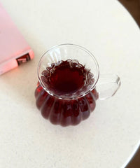 Riffle theeglazen | borosilicaatglas | 6 stuks | 175 ml