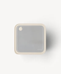 Vershoudbak vierkant | 1940 ml | Beige-transparant