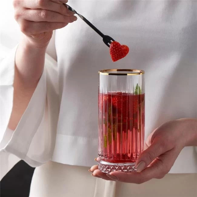Pasabahce Elysia golden touch cocktailglazen 4 stuks – 280 cc