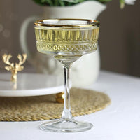 Pasabahce Elysia golden touch cocktail glazen | 4 stuks | 260 ml