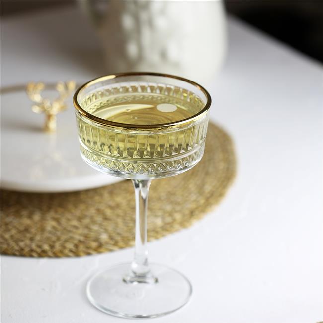 Pasabahce Elysia golden touch cocktail glazen | 4 stuks | 260 ml