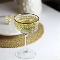 Pasabahce Elysia golden touch cocktail glazen | 4 stuks | 260 ml