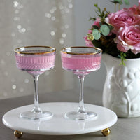 Pasabahce Elysia golden touch cocktail glazen | 4 stuks | 260 ml