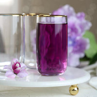 Pasabahce Iconic Golden Touch glazen – 6 stuks – 365 ml