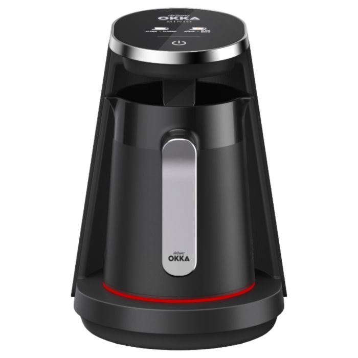Arzum OKKA Minio Jet – Turkse koffiemachine | Nieuw design | Zwart-zilver