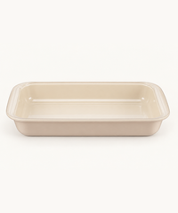 Rechthoekige ovenschaal beige, 3000 ml