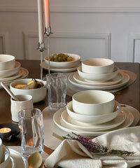 Novel 24-delig serviesset voor 6 personen | beige