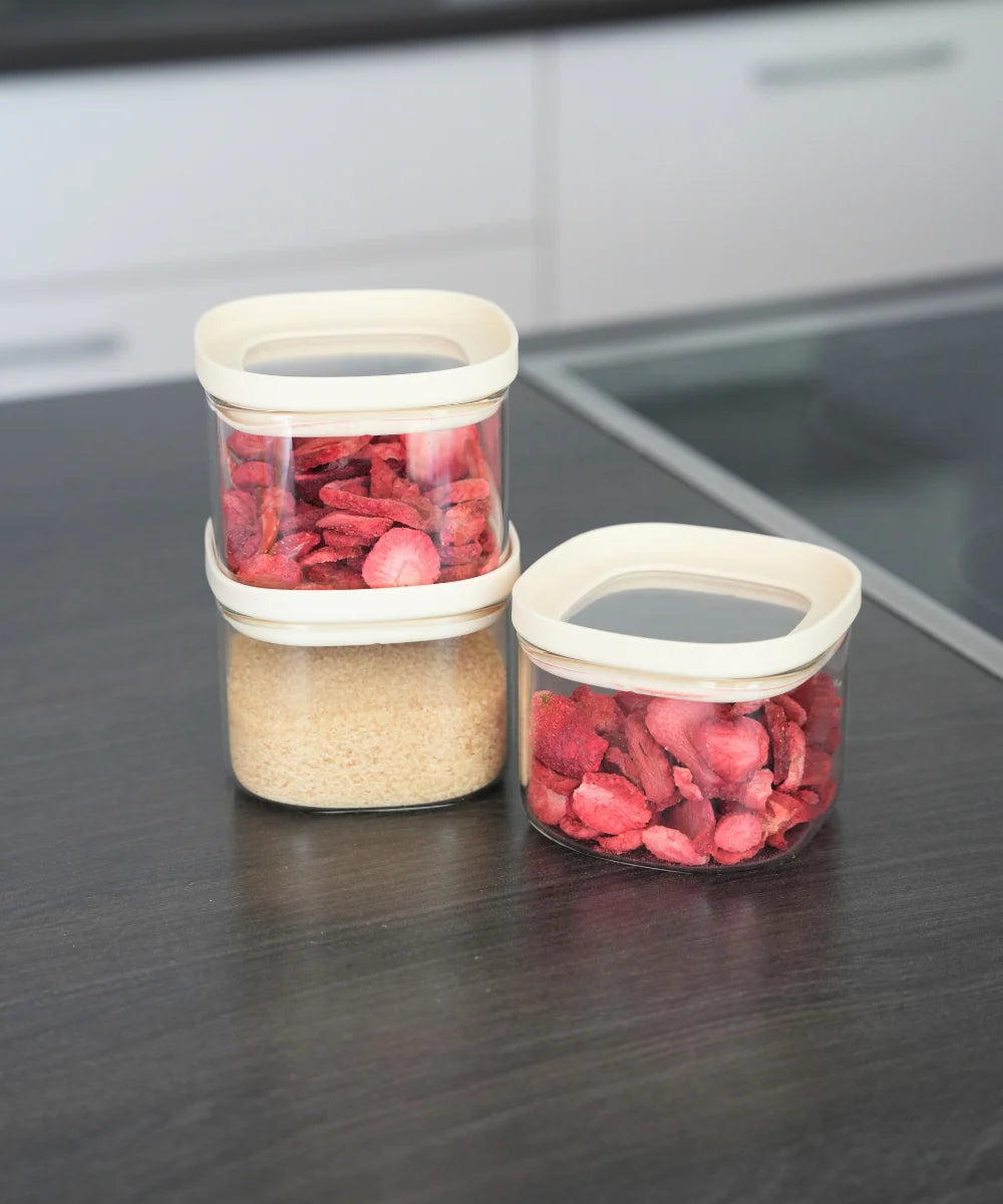 Quadro Glazen Voorraadpot 500 ml | Borosilicaatglas | Luchtdicht