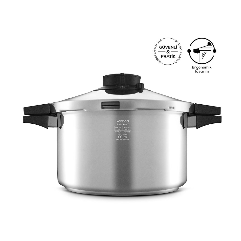 Karaca Quick and Safe snelkookpan set 4+6 Liter