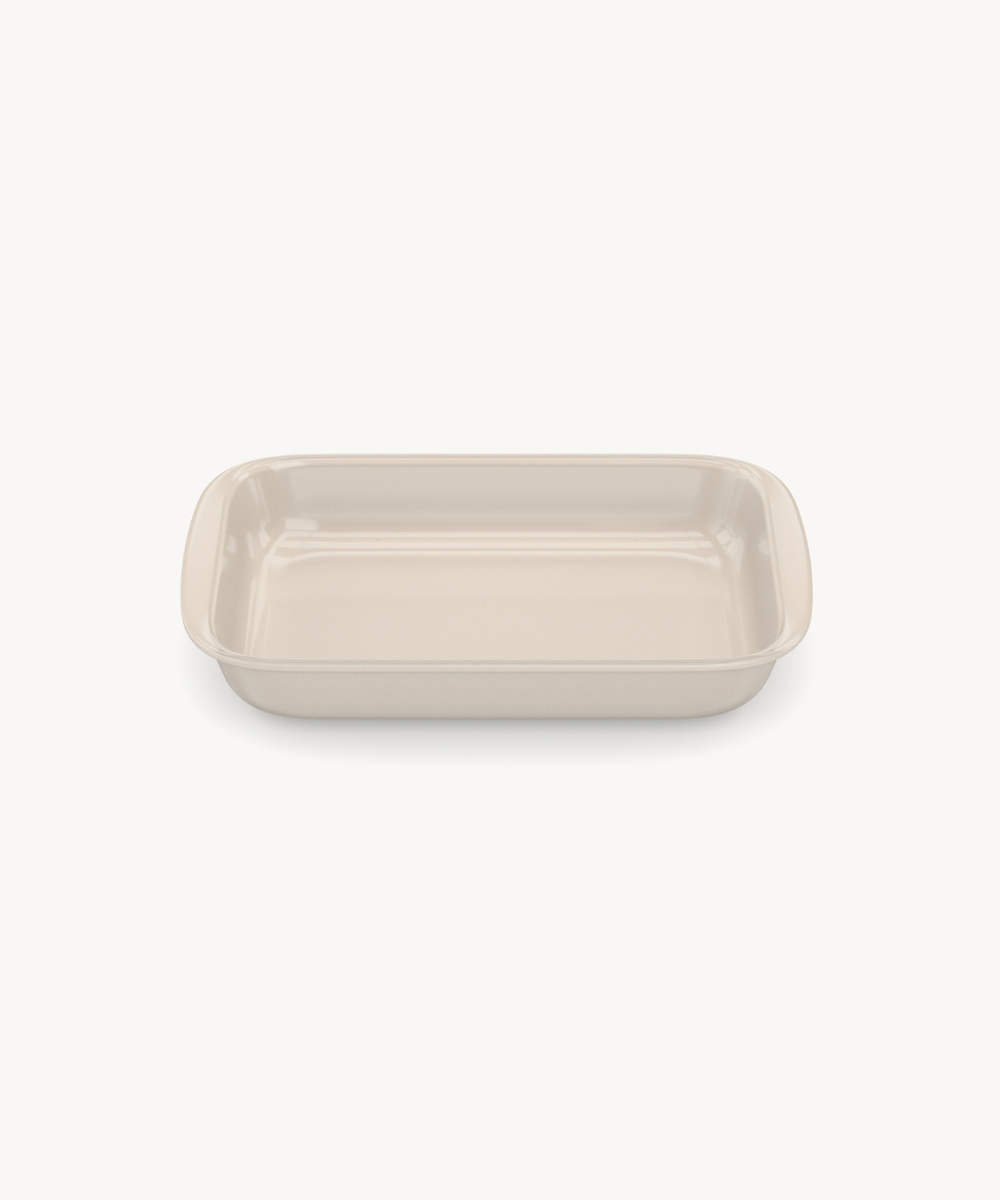Rechthoekige ovenschaal beige, 1600 ml