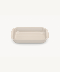 Rechthoekige ovenschaal beige, 1600 ml