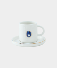 Bricard Hatira 12-delige espressoset | Nazar | Wit-goud