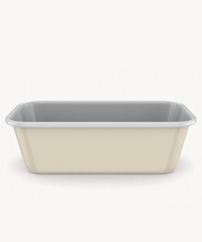 Rechthoekige keramische bakvorm beige – Antiaanbak