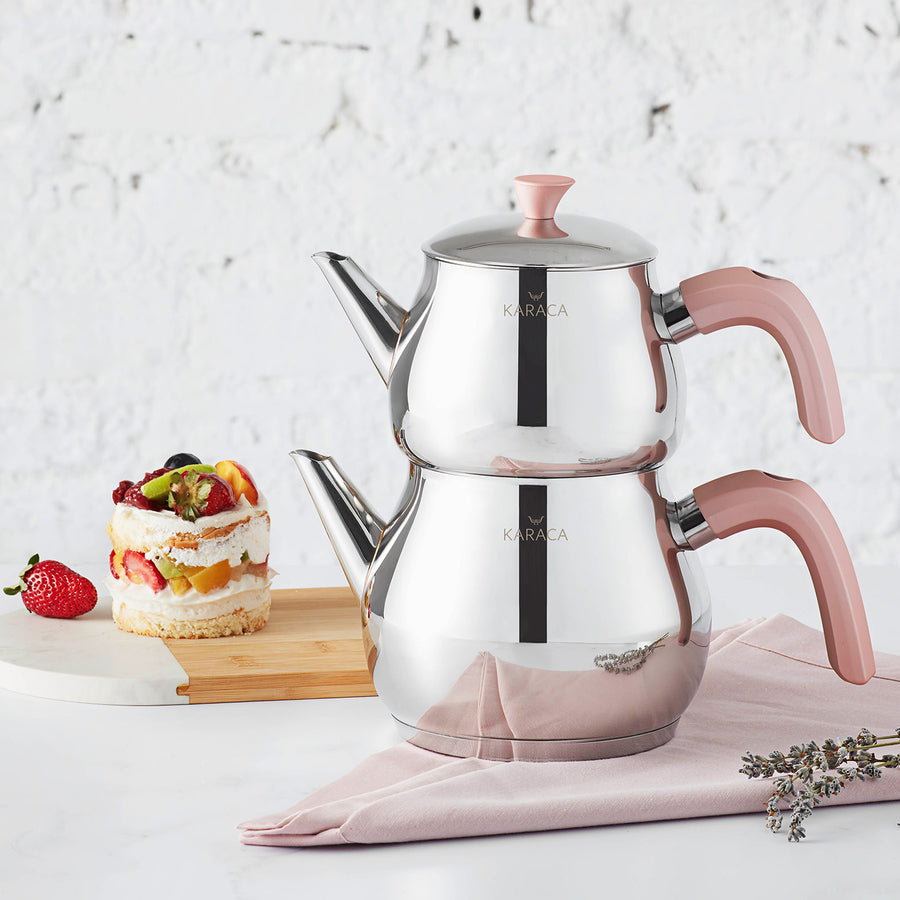 Karaca Kayra Midi theepot set – Rose