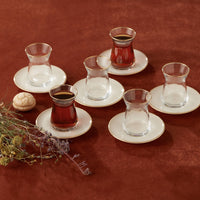 Karaca Retro theeglazen set voor 6 personen –