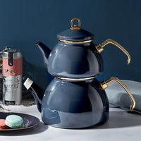 Karaca Retro emaille theepot –