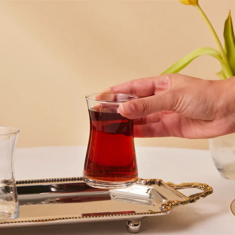 Karaca Heybeli theeglazen | 6 stuks | 170 ml