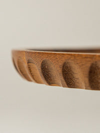 Coline acacia houten taartplateau op voet – 28 cm