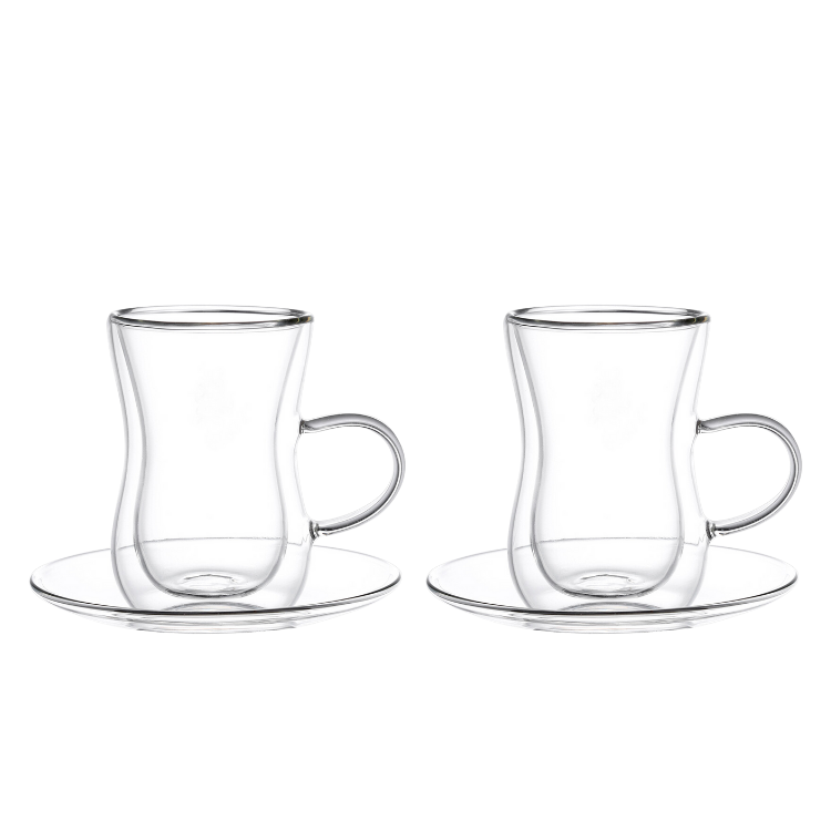 Schäfer Atea dubbelwandige theeglazen | 4-delig | 150 ml