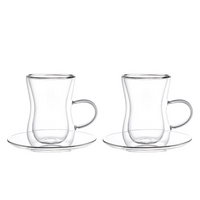 Schäfer Atea dubbelwandige theeglazen | 4-delig | 150 ml