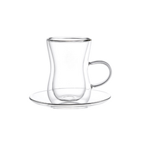 Schäfer Atea dubbelwandige theeglazen | 4-delig | 150 ml