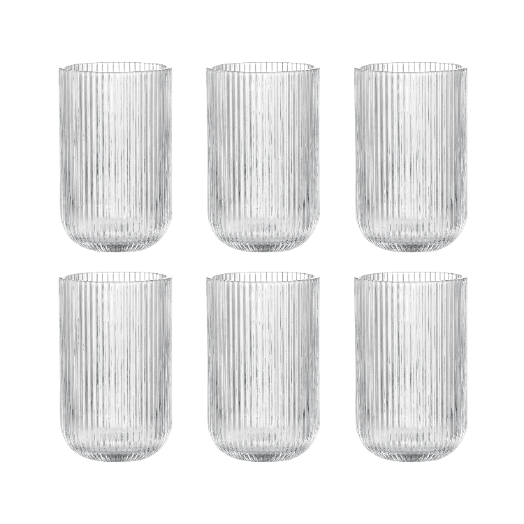 Ripple drinkglazen lang