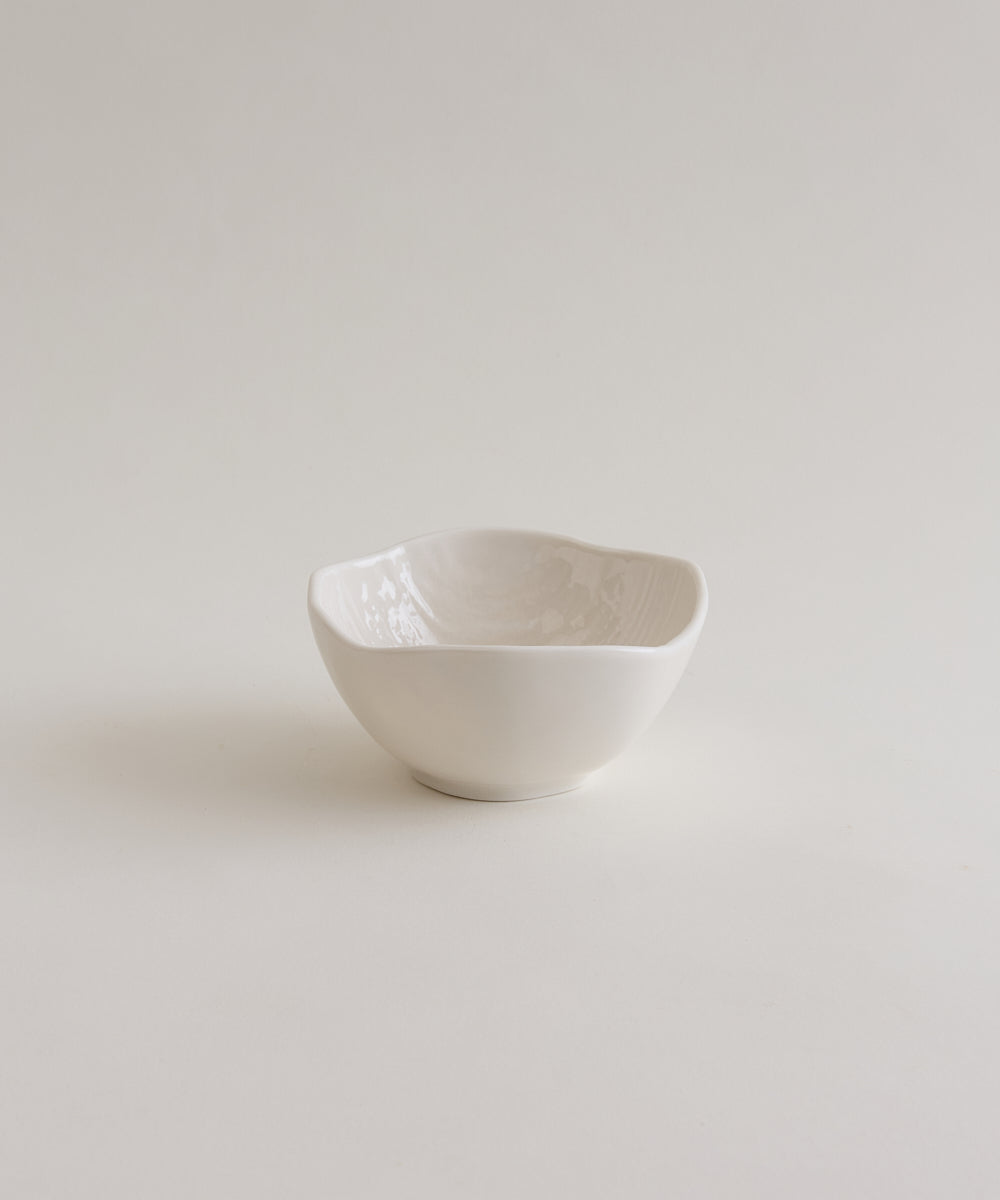Fiora Dipschaaltjes 6-delig | Ø9 × 4,5 cm | Wit Keramiek 