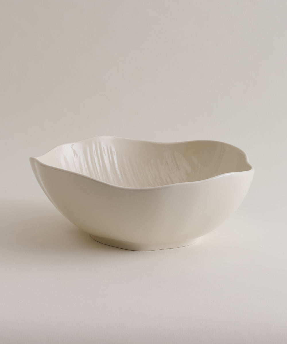 Fiora Saladekom Ø23,5 × 8 cm | Beige Keramiek
