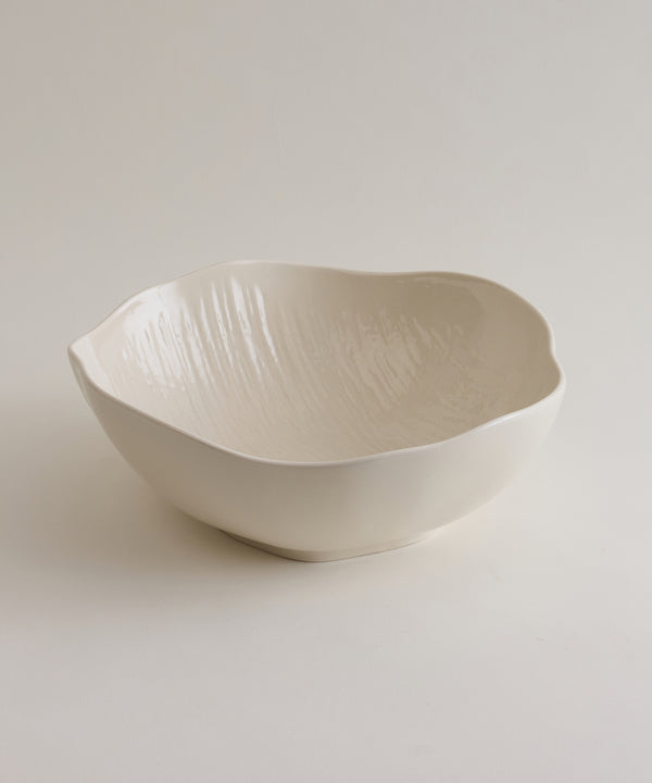 Fiora Saladekom Ø23,5 × 8 cm | Beige Keramiek