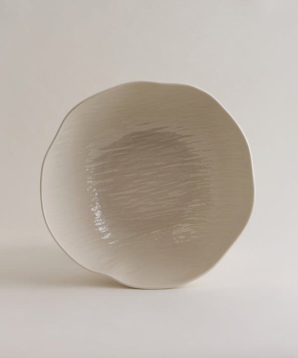 Fiora Saladekom Ø23,5 × 8 cm | Beige Keramiek