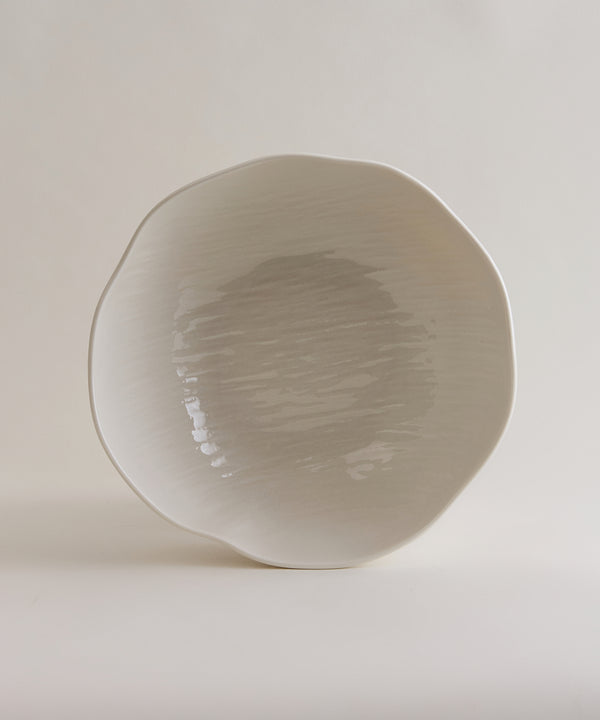 Fiora Saladekom Ø23,5 × 8 cm | Wit Keramiek 