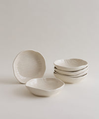 Fiora Tapasbordjes 6-delig | Ø11,2 cm | Beige Keramiek