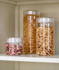 Misu glazen voorraadpot rond | 2 stuks | 500 ml