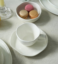 Perlemor Koffiekopjes Set 4-delig | Wit