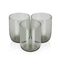 Pasabahce Iconic drinkglazen | zwart | 3 stuks | 280 ml