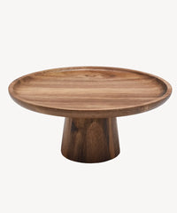 Acacia houten taartplateau rond | 25 cm