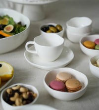 Perlemor Koffiekopjes Set 4-delig | Wit
