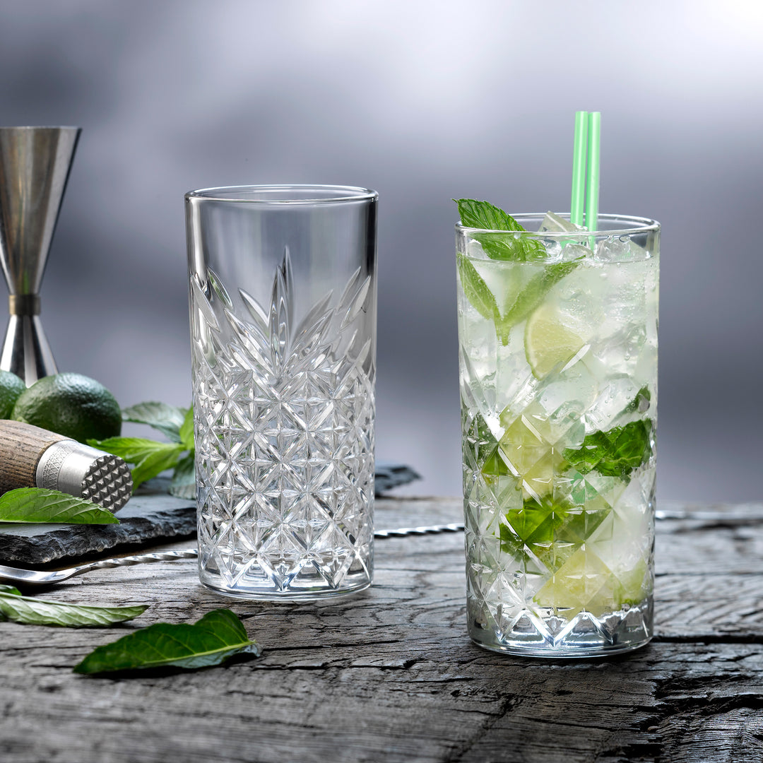 Pasabahce Timeless longdrink glazen 4 stuks – 295 cc