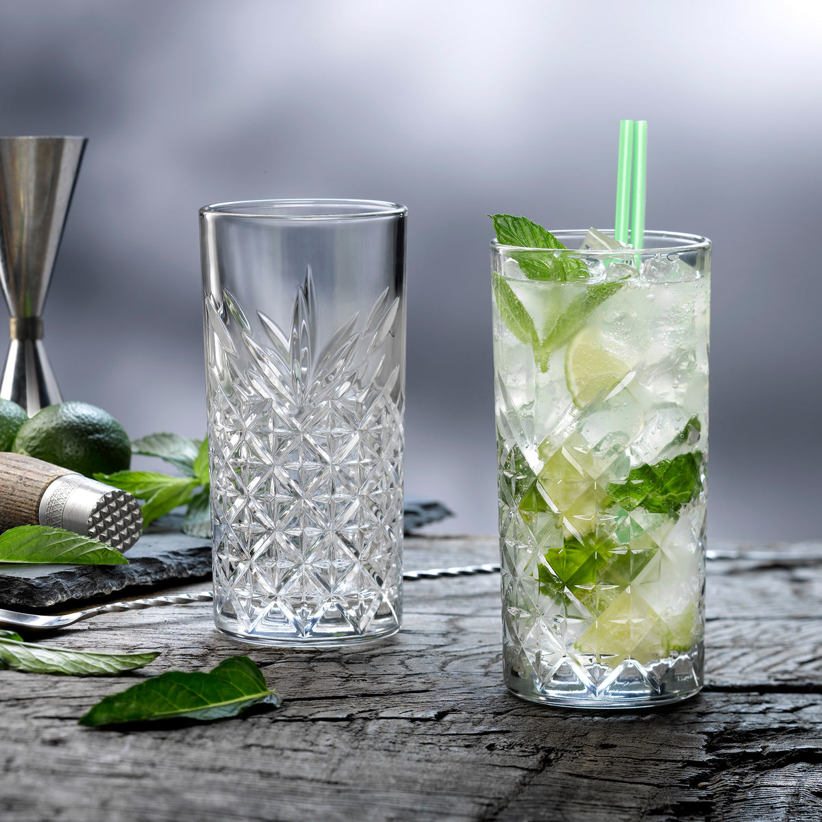Pasabahce Timeless longdrink glazen 4 stuks – 295 cc