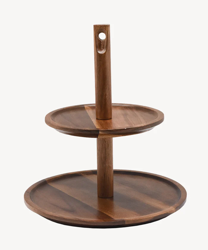 Lumo acaciahouten etagere – 25 cm